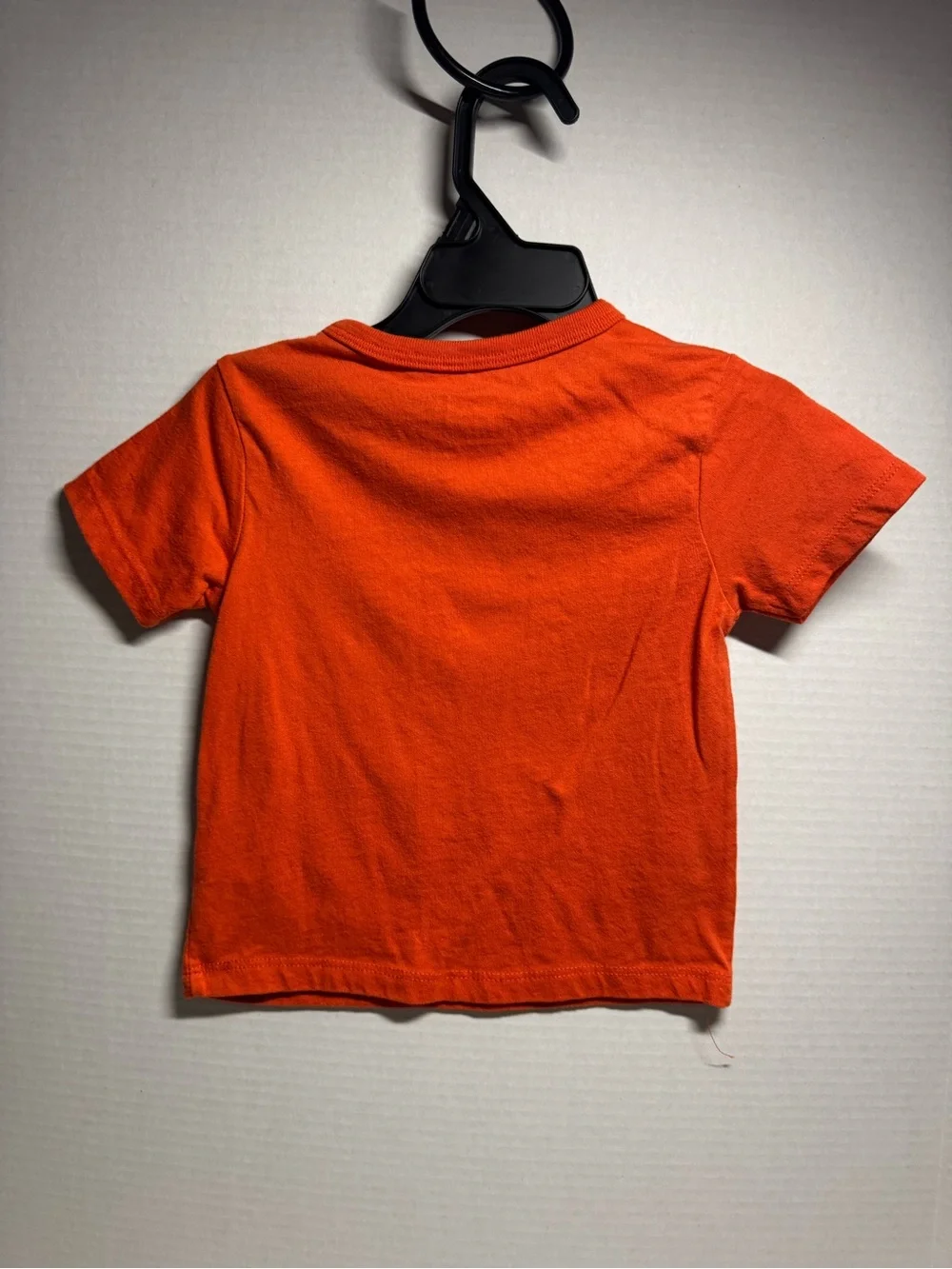The Children's Place Orange Short Sleeve Tee with Construction Graphic